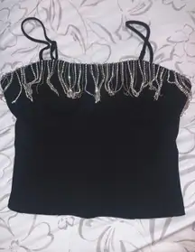 Fringe Corset Top