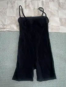 *Alo Yoga Airbrush Mesh Everlasting Onesie in black