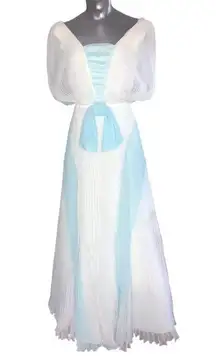 VINTAGE 50s-60s Lilli Diamond of California Gown Dress Small S REGENCY FAIRY