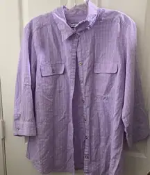 FINAL MARKDOWN Ladies Croft and barrow blouse large