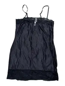 Adore Me Jeanne Bodycon Slip Dress in Black, Size 1X​​​​