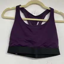 Victoria Secret Sport Purple Razor Back Sports Bra Womens M Gorpcore Athletic
