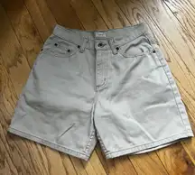 Khaki Jeans Shorts