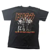 KISS Army Concert Tee Shirt Black Medium End of the World Tour 2019 Classic Rock