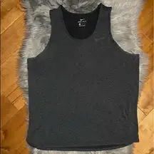 Nike  Dri-Fit Dark Gray Tank Top Size Large