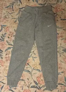 Grey Nike Cuffed Sweatpants