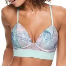 PINK Victoria’s Secret Lace Triangle Bralette in Pastel Hues