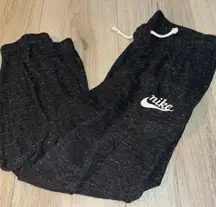 Nike Dri-FIT grey gray white jogger sweatpants