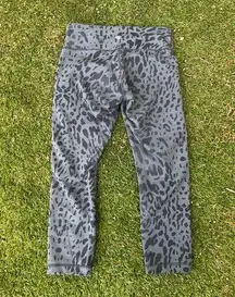 Lululemon Crop Wunder Under Cheetah Leggings
