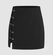 Cider Black Mini Skirt