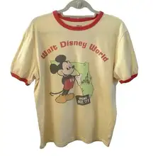 Disney Vtg Walt  world 50th anniversary vault collection shirt Mickey Mouse Oct71