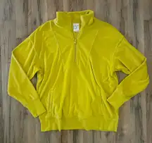 OFFLINE by Aerie Summer Lights Terry Quarter Zip Sweatshirt