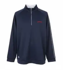 ADIDAS Climalite 🏀Cleveland Cavaliers Pullover 1/4 Zip M Navy Blue Golf