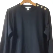 H&M Black Maternity Sweatshirt Sweater size M