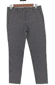 Michael Kors White/Black Women's Chino Checkered‎ Pants - Size 4