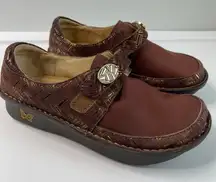 Alegria brown chocolate lite dream fit shoes clog size 38‎