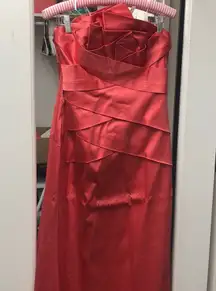 Phoebe Couture coral elegant gown sz 4