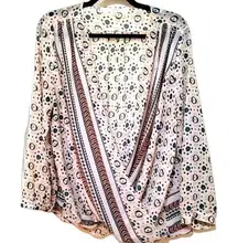 fun 2 fun Sheer Blouse. Size XL     LTOP094