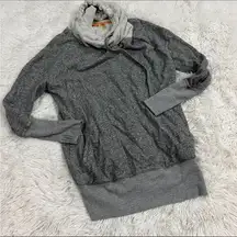 Zella grey cowlneck pullover small