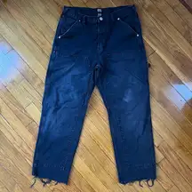 BDG Black Straight Leg Cargo Jeans Size W 30 x 30 L