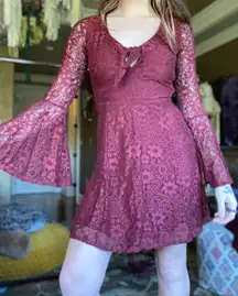Sexy Red Lace Dress
