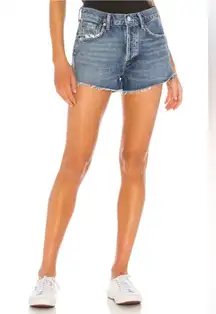 Agolde Parker Vintage Cut Off Jean Shorts Sz 27 Button Fly Medium Wash