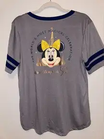 Disney Walt  World 50th Anniversary Minnie Mouse Tee