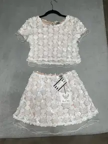 Hazel Boutique Two-Piece Sequin Set