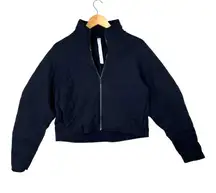 Lululemon Quilted Calm Jacket style LW3EPLS Womens Size 6 Color Black