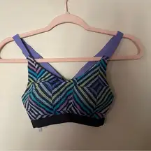 VS Sport Purple Print Sports Bra