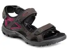 ECCO off‎ road hiking sandals size 40 black purple