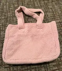 Pink fuzzy bag #fuzzybag