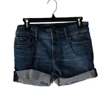 J Brand Rolled Cuff Denim Shorts Size 29 Mid Rise Stretch Jean‎ Summer Casual