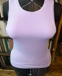 Zyia purple fitted racerback athletic sleeveless sporty shirt