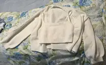 White sweater Set 