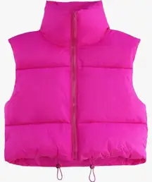 Pink Puffer Vest
