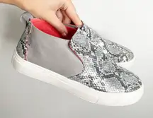 Hey Dude Peyton Snake Print Slip On Comfort Shoes Size 7
