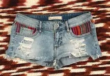 Y2K 2000s Micro Mini Baddie Low Rise Denim Jean Shorts