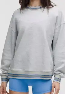 Lululemon Perfectly Oversized ringer Crew