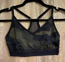 PINK Victorias Secret Army Print Ultimate Sports Bra Medium