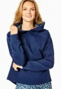 Addison Bay Hamilton Hoodie with Navy Courtside Floral Hood‎ NWT Size XS