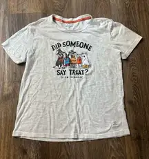 Life Is Good Halloween Dogs Sleep Tee – Small – Cute Dog Print Pajama Top