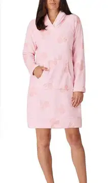 Disney Pink Plush Mickey Lounger Robe with Sherpa Hoodie size XL