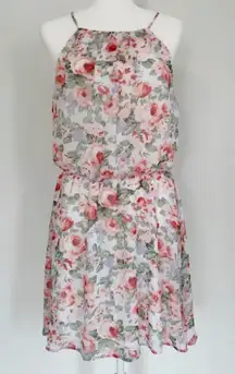 Sheer Floral Dress