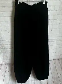 Black full leg jogger pants lightweight SHEIN Curve Size 0XL