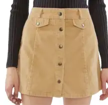 BDG Selma corduroy mini skirt