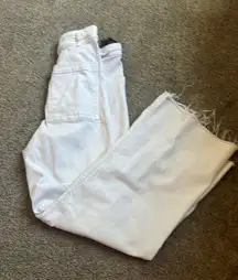 ZARA White  Marine Straight Jeans