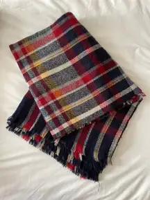 Plaid Oversized Blanket Scarf