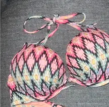 VS Victoria's Secret bombshell bikini Ikat 32D S