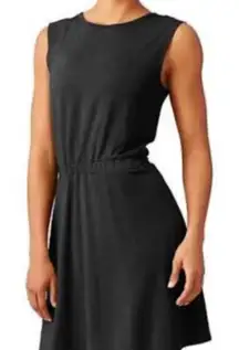 Athleta Encinitas Lively‎ Dress Black Mini Womens Athletic Size S #549045